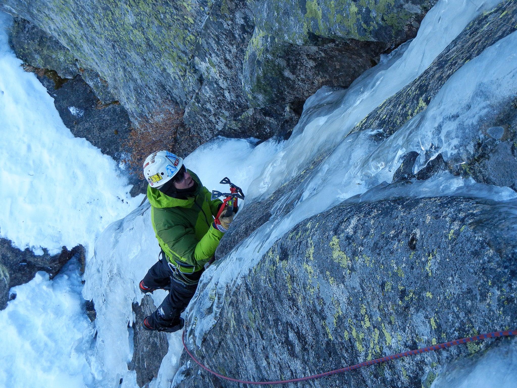Donner Summit Ice Climbing in Tahoe