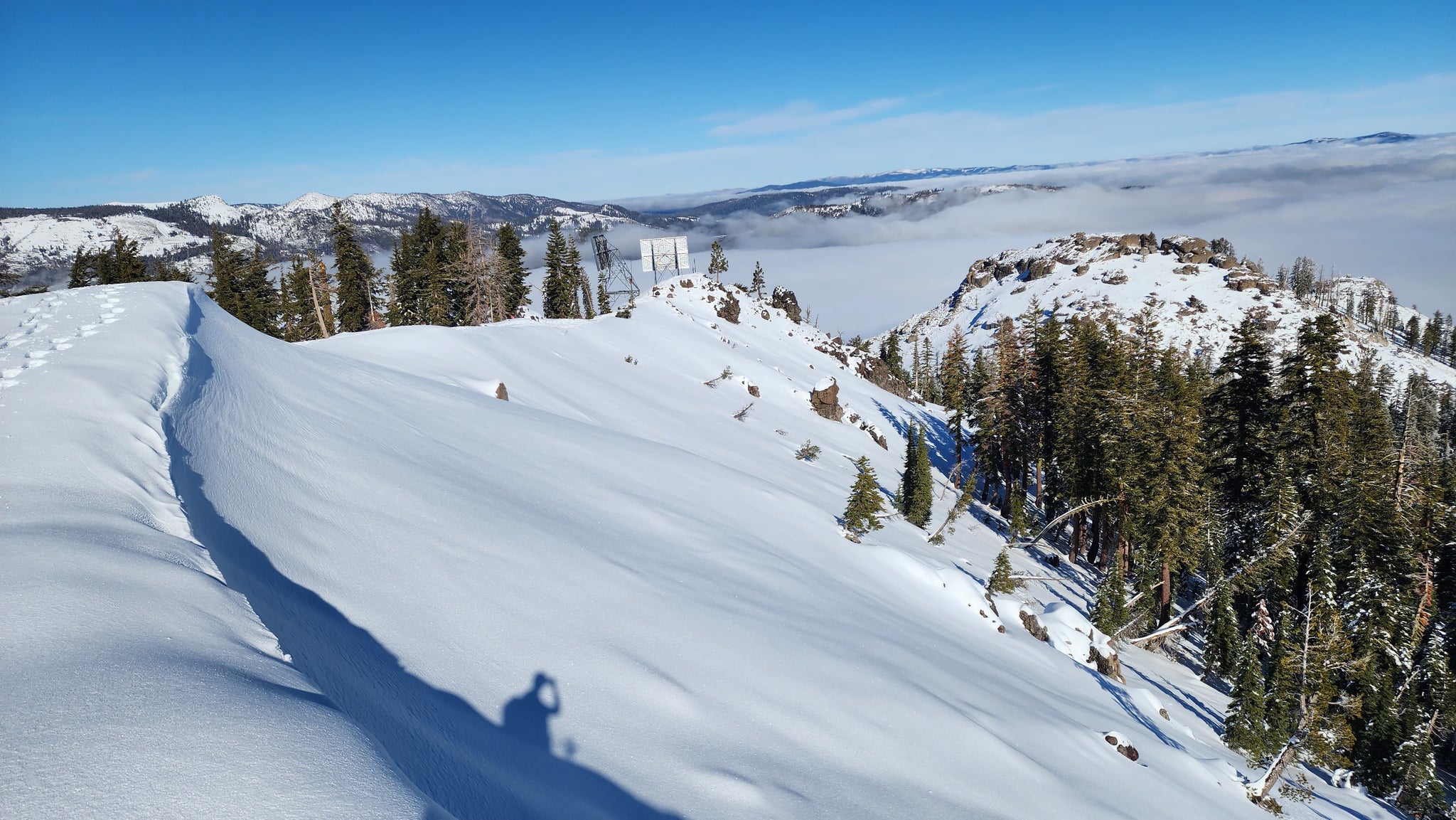 Donner Summit Backcountry Skiing Conditions Splitboarding