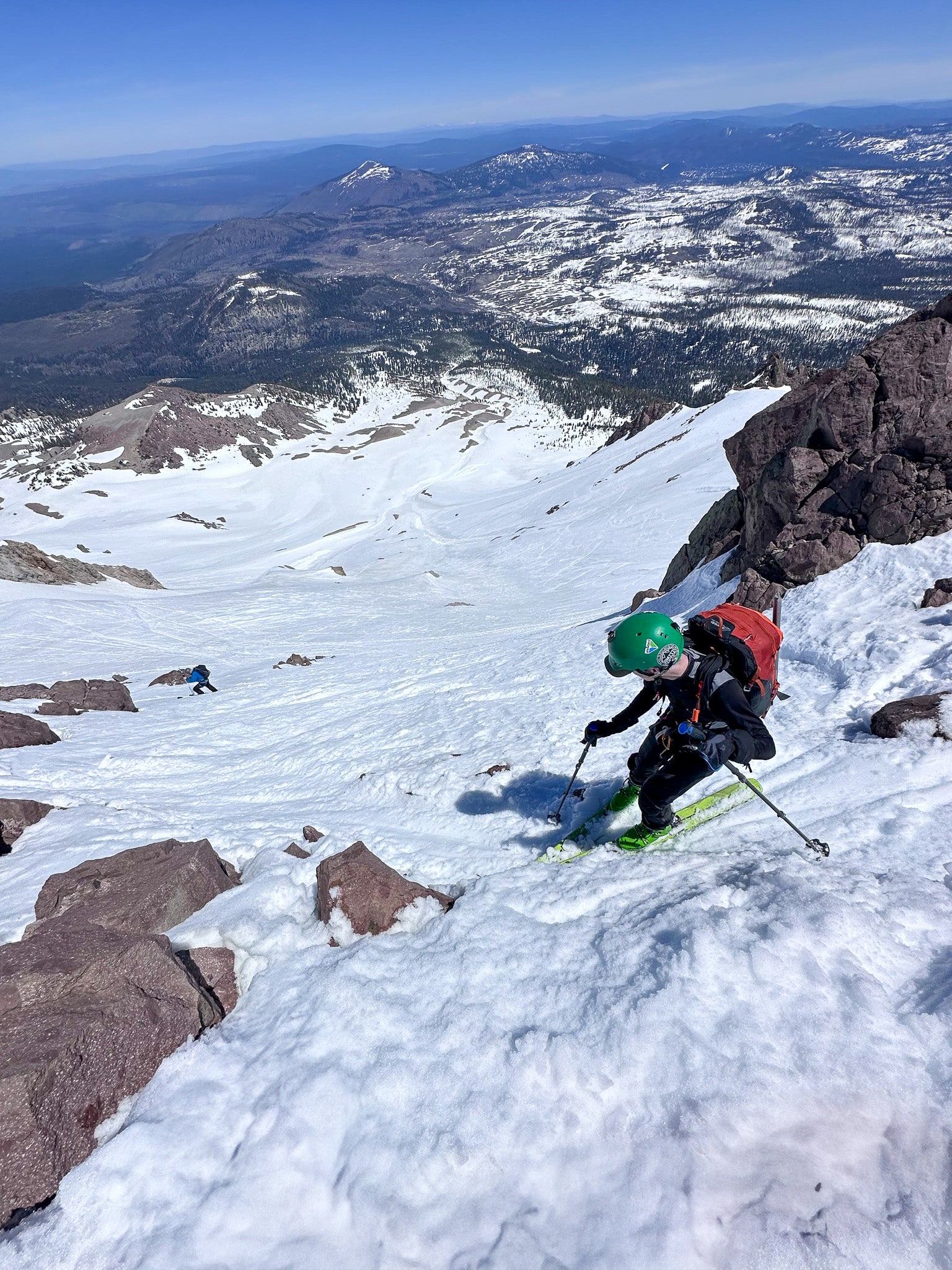 2024-05-16 Lassen Peak guided ski descent Jason Smith 