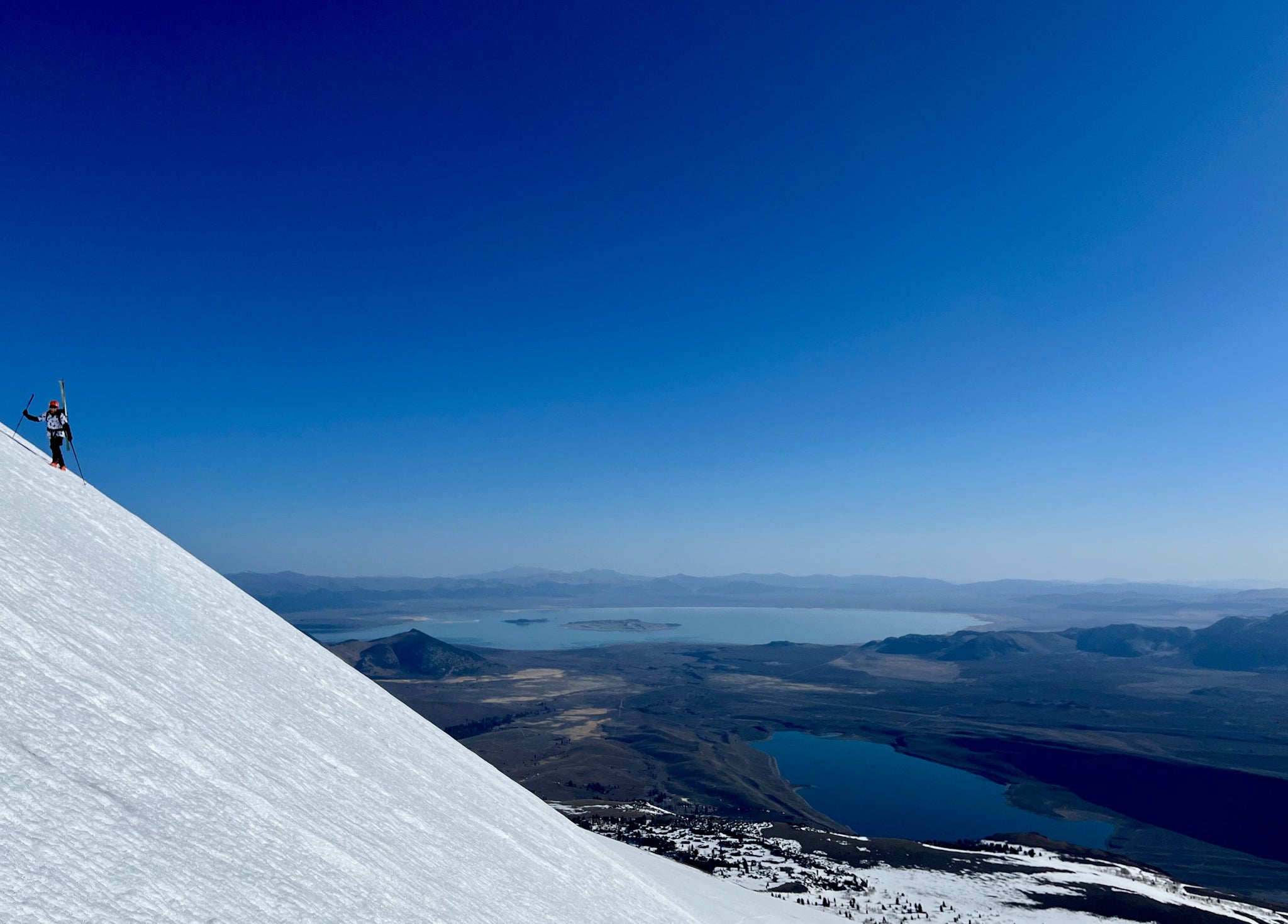 backcountry skiing, splitboarding, mountains, Eastern Sierra, guides, Mono Lake