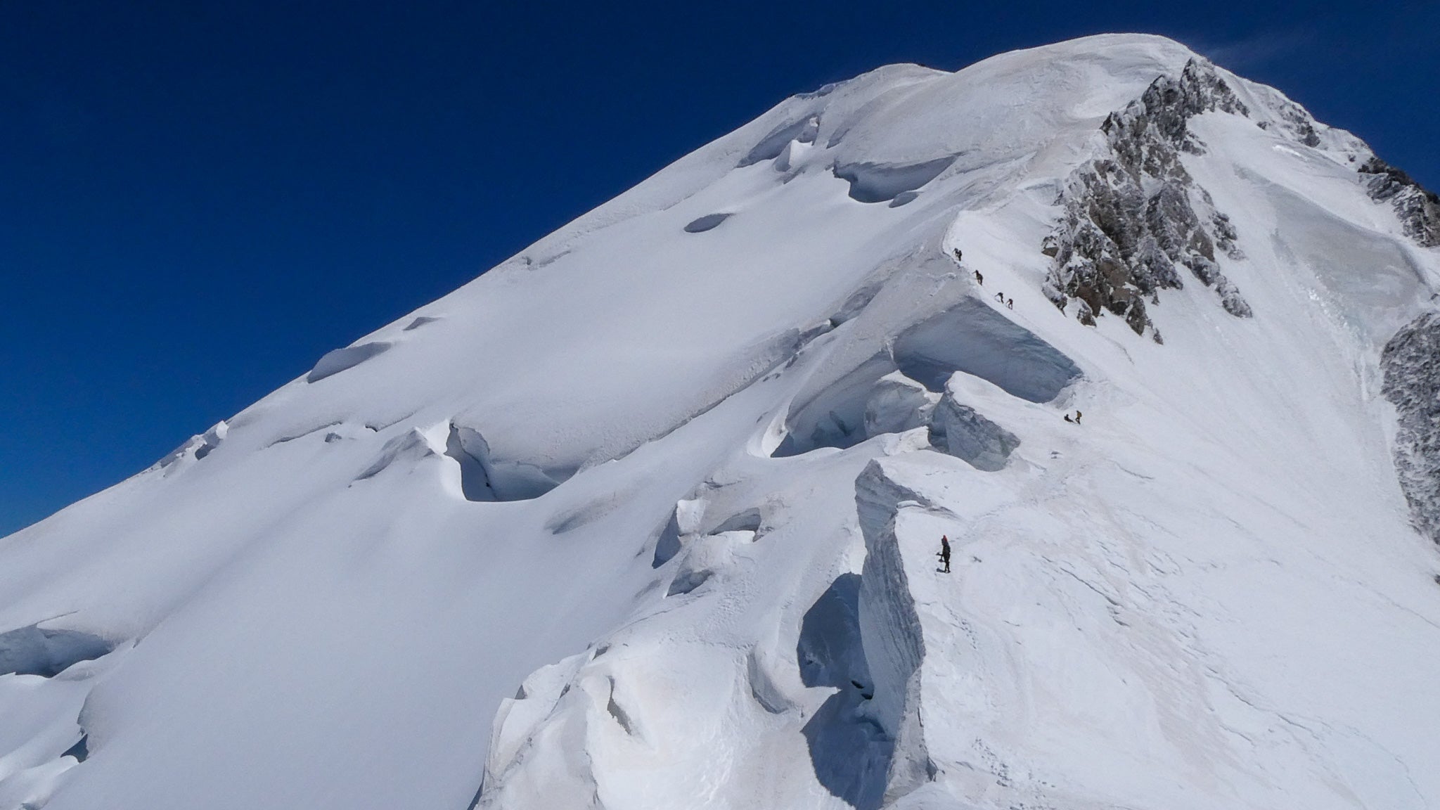 Mt Blanc Gouter Route Summit
