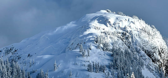 A D3 sized avalanche in the Mt Baker backcountry triggered by an explosive.