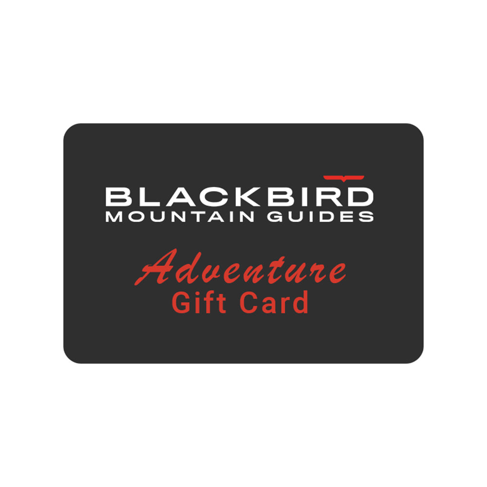 Blackbird Mountain Guides Adventure Gift Card