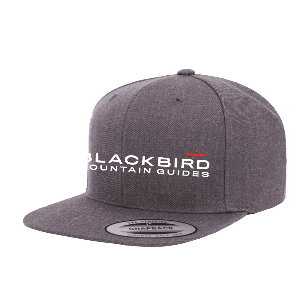 Blackbird Mountain Guides Woolly cap, wool-blended 6 panel, snapback flatbrim hat