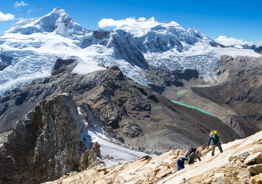 Blackbird Mountain Guides on Urus Este in the Cordillera Blanca of Peru