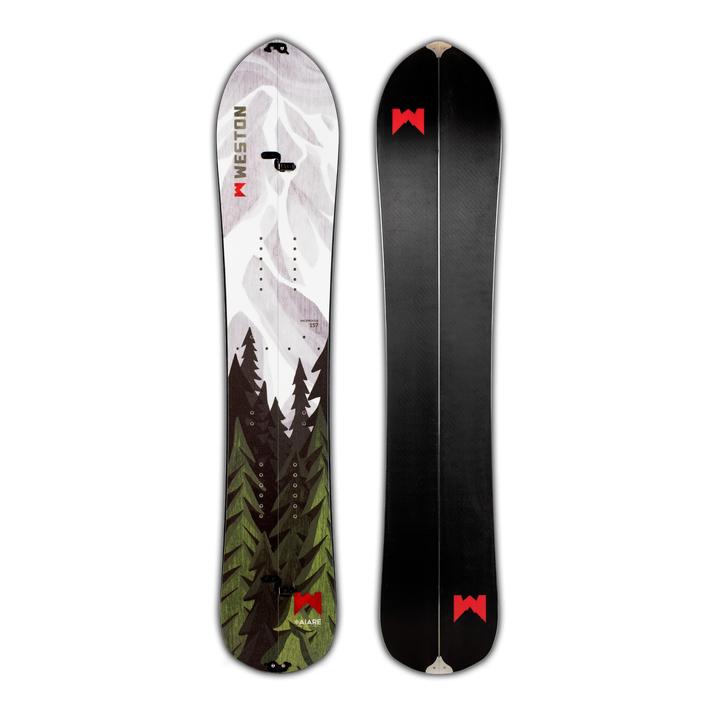 The Weston Backountry Men's Backwoods splitboard is an excellent choice for the Truckee and Lake Tahoe Backcountry. This package includes a backcountry Splitboard rental, bindings, skins, and poles.
