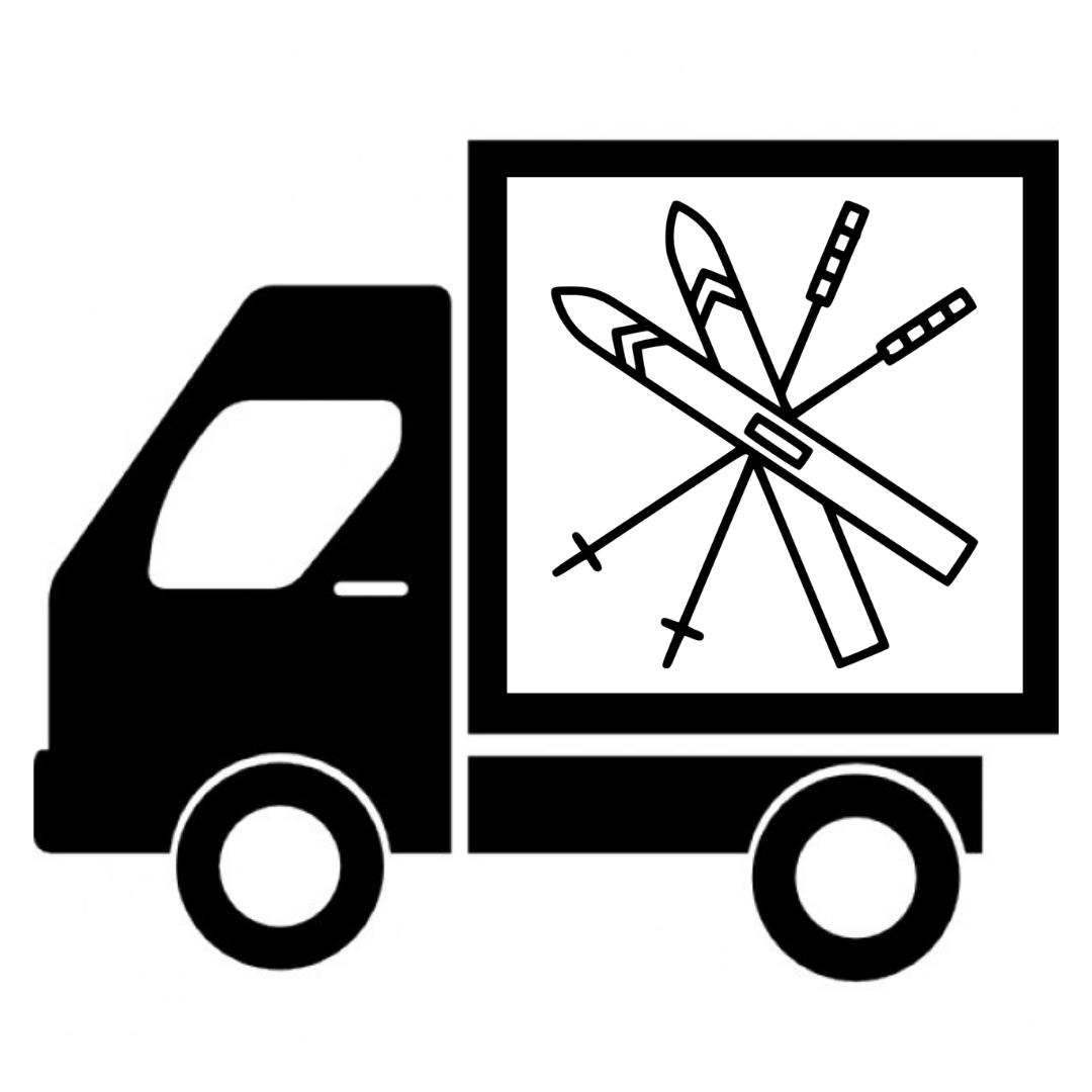 Touring Ski and Splitboard Rental delivery truck icon