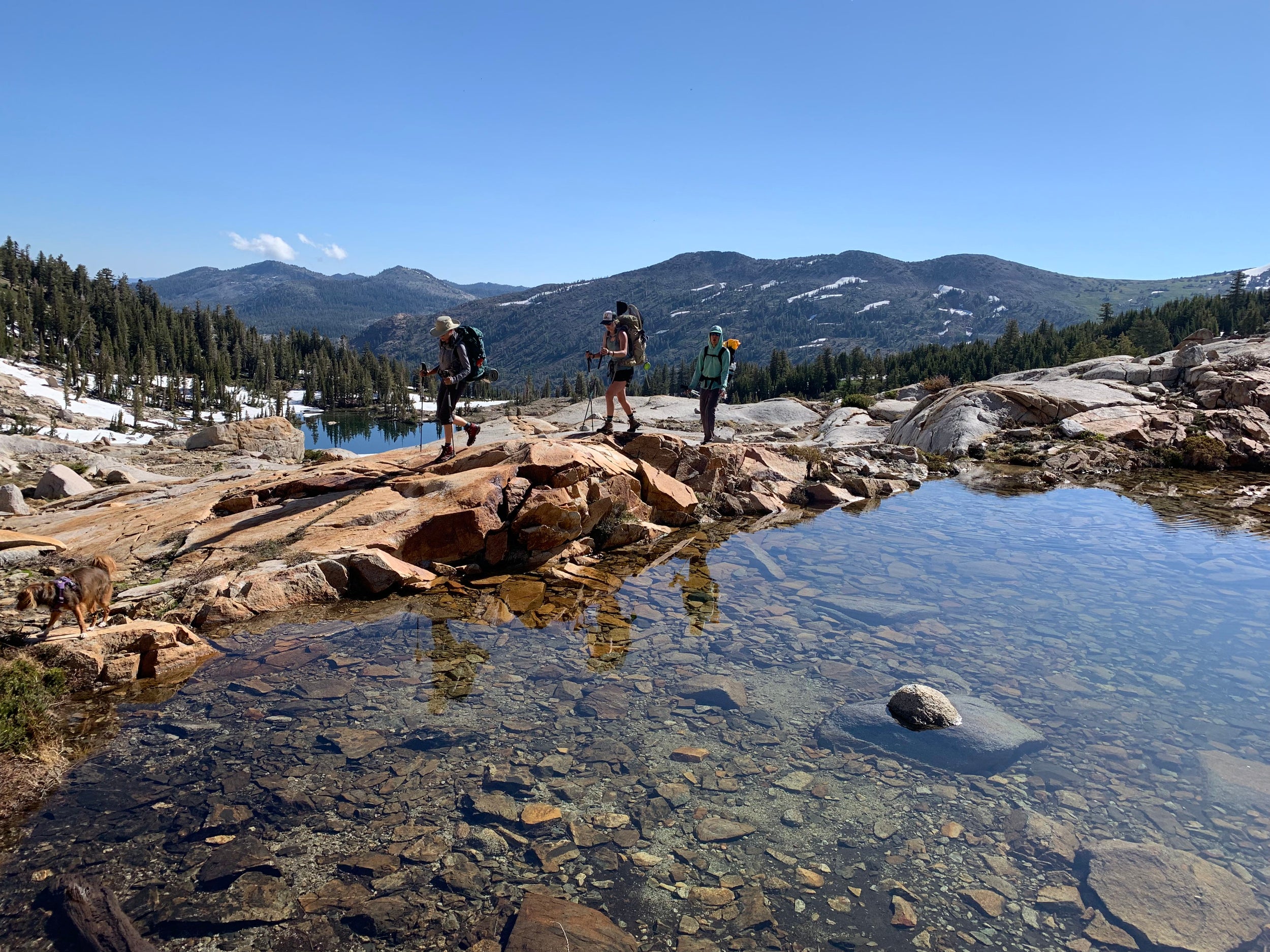 Learning how to backpack in california